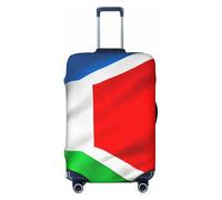 XTYGETY Housse de protection pour valises de 45,7 à 81,3 cm, motif drapeau du Costa Rica, Noir , S