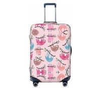 XTYGETY Housse de protection pour valises de 45,7 à 81,3 cm, motif paresseux coquin, essentiels de voyage, Noir , L
