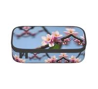 XTYGETY Plum Blossom 1 trousse à crayons en tissu Oxford Trousse à crayons Boîte à crayons Boîte à crayons Trousse à crayons Bureau College Pen Storage
