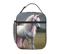 XTYGETY Real Unicorn04 Boîte à déjeuner isotherme réutilisable pour homme et femme