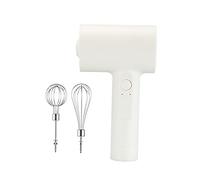 XTYPE Mini mélangeur sans Fil électrique mélangeur de Nourriture mélangeur à Main Batteur à Oeufs crème Automatique Nourriture gâteau Cuisson pâte mélangeur Outils de Cuisine (Color : White)
