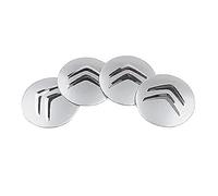 XTZYGLFD 4 Pack de Autocollants D'enjoliveurs de Roue pour Citroen C3 C5 Ds6 Ds7 Elysee,Autocollants de Roue, Cache-moyeu de Roue, Autocollant de Couvrejante de Pneu