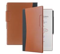 Xuanbeier Étui Portefeuille en Cuir véritable Compatible avec Remarkable Paper Pro 11,8" avec Fonction Veille/réveil Automatique Marron/Noir