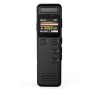 Xuancai 1. Enregistreur vocal haute fidélité avec batterie 50 h et suppression du bruit Tri automatique des fichiers pour conférences, réunions, dispositif d'enregistrement en alliage de zinc