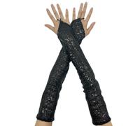 Xuancai 1 paire de gants de cyclisme réfléchissants longs colorés pour performance sur scène, moufles pour un style de vie actif et par temps froid, confortables et respirants