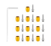 Xuancai 10pcs Insérer des Kits De Raccord Tuyau Tuyau À Disque Hydraulique Tuyaux Frein Huile Manchon Frein Aiguille Et Insert Connexion La Clé