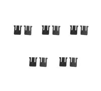 Xuancai Accessoires de réparation de clavier pour clavier K220 K360 K260 K270 K275 K235 - Lot de 2 supports noirs pour pieds de patins de jeu, autocollants, récepteur, adaptateur, extracteur de