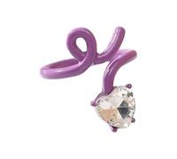 Xuancai Bague simple, réglable, ouverture en forme de cœur, texture en alliage, convient pour un look assorti, taille unique, Comme décrit, Comme décrit.