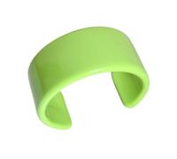 Xuancai Bijoux de fête indiens tendance colorés et robustes en résine acrylique grands bracelets ouverts pour femmes géométriques larges bracelets déclaration large, taille unique, Comme décrit