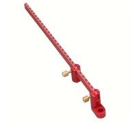 Xuancai Boussole de travail du bois Outil de traçage du bois portable en aluminium Point fixe Marquage Cercles Règle Marquage Jauge de perçage Guide de positionnement
