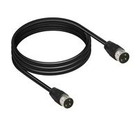 Xuancai Câble d'extension d'alimentation mâle DIN 3 broches de 0,5 à 5 m de long pour une utilisation fréquente dans les équipements industriels et équipements industriels