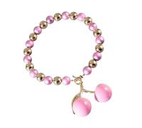 Xuancai Élégant collier avec pendentif cerises exagérées - Accessoire de fête moderne pour femmes et filles