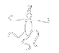 Xuancai Élégant pendentif creux en alliage avec plateau en alliage pour collier présentoir, L, Comme décrit, Comme décrit.