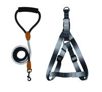 Xuancai Ensemble harnais et laisse de dressage pour animaux de compagnie, corde de dressage FastRelease EasyControl Rope Outdoor Chest Harness