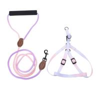 Xuancai Ensemble harnais et laisse de dressage pour animaux de compagnie, corde de dressage FastRelease EasyControl Rope Outdoor Chest Harness