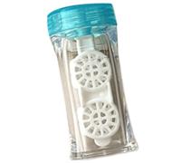 Xuancai Étui à lentilles de contact, résistant à la poussière, étui de beauté portable pour la maison et l'extérieur, usage quotidien, bleu