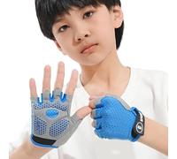 Xuancai Gants de sport pour jeunes - Respirants - Avec paumes de protection antidérapantes - Pour cyclisme, scooter, activités de plein air - Pour enfants