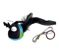 Xuancai Interaction Chat Jouet Animal avec Queue en Peluche Cadre de Porte Suspendu Teaser Animal pour Divertissement Playsets Suspendu Insectes