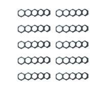 Xuancai Lot de 10 supports de batterie 21700 flexibles en plastique anti-vibrations pour alimentation douanière - Construction solide et flexible