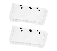 Xuancai Lot de 2 sacs de pêche transparents pour leurres de pêche - Pliables - Facile à transporter - Portable - Pour pêche en plein air