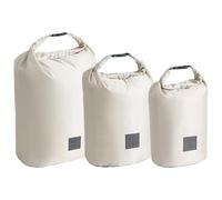 Xuancai Lot de 3 sacs étanches ultralégers pour le camping et la randonnée, beige, Taille unique