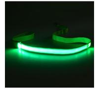 Xuancai Lot de 4 laisses lumineuses pour chien rechargeables et imperméables en nylon pour une visibilité nocturne et une sécurité pour toutes les tailles d'animaux de compagnie, orange