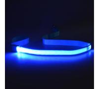 Xuancai Lot de 4 laisses lumineuses pour chien rechargeables et imperméables en nylon pour une visibilité nocturne et une sécurité pour toutes les tailles d'animaux de compagnie, orange