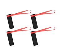 Xuancai Lot de 4 sangles de gants de ski élastiques pour homme et enfant