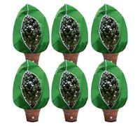 Xuancai Lot de 6 housses isolantes épaisses pour plantes - Protection contre les gelées d'hiver - Design respirant - Installation facile - Pour jardin et jardinage