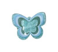 Xuancai Magnifique pendentif papillon creux en acrylique, idéal pour la fabrication de bijoux, breloque papillon en acrylique avec colliers creux, léger, portable à porter au quotidien, taille unique