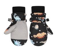 Xuancai Moufles de ski d'hiver pour enfants - Résistantes à l'eau - Chaudes pour les tout-petits - Pour le patinage et le ski
