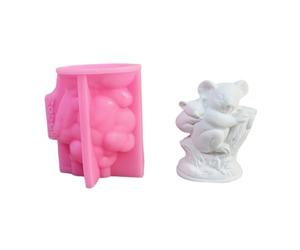 Xuancai Moules en résine époxy pour koala avec bébé - Moules en silicone pour décoration de plâtre - Moules de cuisson pour koala - Moules en silicone pour koala - Moules décoratifs - Moules de
