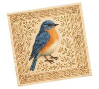 Xuancai Nature Inspire Ensemble de broderie pour débutants avec tissu résistant au lavage Décoration murale Thème nature Croix