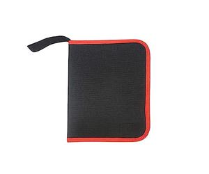 Xuancai Pochette de rangement professionnelle à fermeture éclair pour embouts de tournevis et forets en tissu Oxford, 55 sacs