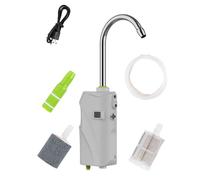 Xuancai Robinet de pêche avec pompe à eau avec lumière LED pour aquarium, air, eau, air, aquarium, oxygène