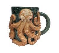 Xuancai Style antique en résine sur le thème des pirates, tasse à bière pour restaurant, bureau, boisson avec poignée résistante à la chaleur, tasse de fête sur le thème du dragon