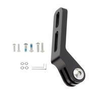 Xuancai Support de guidon de vélo avec 2 trous prédéfinis pour extension de vélo, selle, feu arrière, support de lumière de vélo de route, adaptateurs de caméra de sport