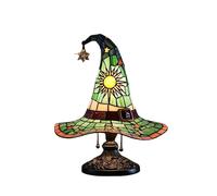 Xuancai Veilleuse magique en forme de chapeau de magicien alimentée par USB - Lampe de table mystérieuse en forme de chapeau de sorcière - Décoration de salon ou de chambre à coucher - Veilleuse