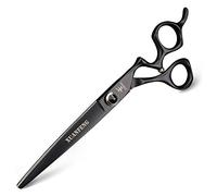 XUANFENG Comfort Grip JP440C Ciseaux de coiffure en acier pour la maison ou le salon de coiffure Noir 7 pouces