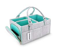 XUANGUO Panier à langer pour bébé garçon ou fille - Grand panier de rangement portable pour table à langer et voiture - Cadeau de fête prénatale - Articles essentiels pour nouveau-né