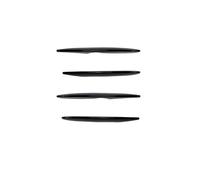 Xuanqingyi Store Kit carrosserie compatible avec Benz X253 GLC260 300 GLC43 spoiler pare-chocs avant, feux antibrouillard, déflecteurs d'air. Kit de corps(4Pcs Gloss Black)