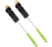 xuanran 2 x Ultra Long Carafe Brush, Round Bottle Brush for Narrow Bottle Beer, Wine, Kombucha, Decanter, Water Bottles, Thermos, (2PCS) (2)