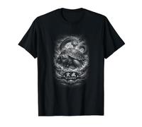 Xuanwu Tortue Chinoise Mythologie Guardian T-Shirt Graphique avec Valeur
