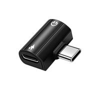 Xuanxi Adaptateur USB C double fonction 3,5 mm port casque PD60W charge rapide compatibilité universelle pour les appareils de type en alliage d'aluminium USB vers port et adaptateur