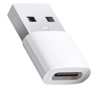 Xuanxi Adaptateur USB vers USB C pour transfert de données 15, 14, 13, adaptateur de charge rapide USB mâle vers Type-C femelle convertisseur portable
