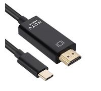 Xuanxi Câble adaptateur USB C de type C vers HDTV 4K 30 Hz pour tablette HDTV convertisseur de sortie vidéo