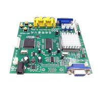 Xuanxi Carte convertisseur vidéo haute résolution pour systèmes de jeu avec fonction de serrage réglable RGBS/VGA adaptateur pour systèmes de jeu