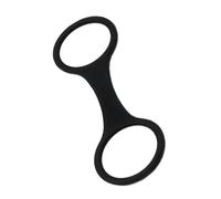 Xuanxi Clip de tuba en silicone de qualité supérieure avec fixations rotatives sécurisées pour sangles de plongée et accessoires ovales