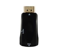 Xuanxi Convertisseurs HDTV mâle vers VGA femelle 1080p Connecteur portable pour ordinateur portable PC moniteur projecteur vers VGA convertisseur pour ordinateur portable
