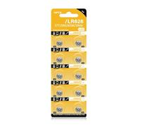 Xuanxi Lot de 10 piles bouton LR626 1,5 V - Alimentation alcaline stable pour appareils et accessoires - Remplace AG4/LR66/177/GP77A